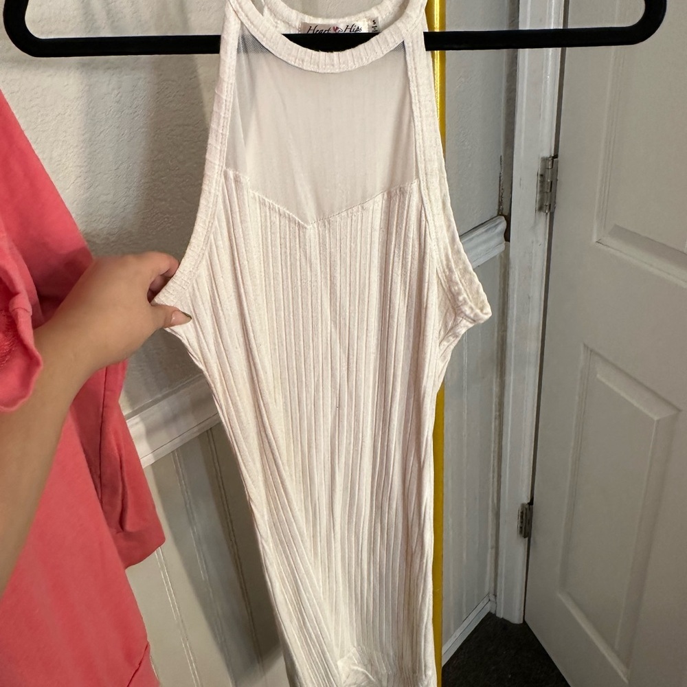 Love Tree White Sleeveless Top